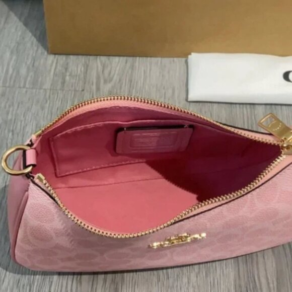 Coach Teri Shoulder Bag In Signature Canvas - Picture 8 of 9